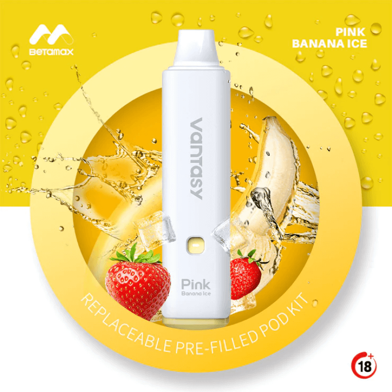 Vantasy Pod 4000 Pink Banana Ice Vape Monkey Dubai