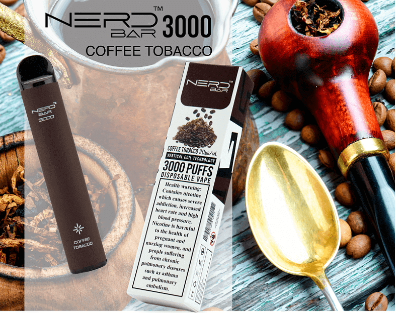 Coffee Tobacco by Nerd Bar 3000 Vape Dubai