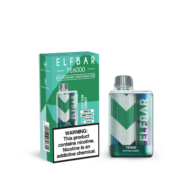 cotton candy vape elf bar Cotton Candy Elf Bar TE5000 Disposable Vape Kit main image 1