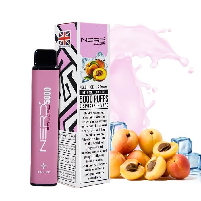 Peach Ice 5000 by Nerd Square Peach Ice 5000 by Nerd Square