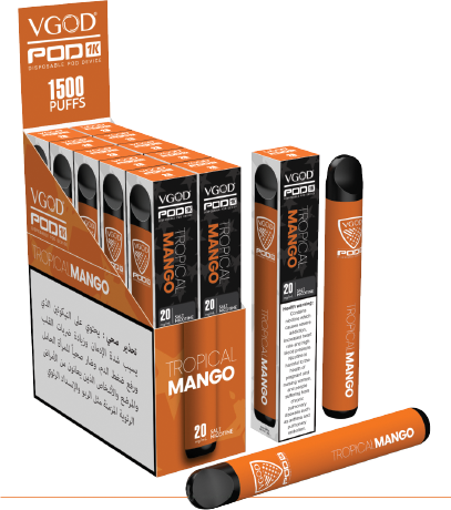 Tropical Mango 1500 by VGOD Pod 1K Tropical Mango 1500 by VGOD Pod 1K