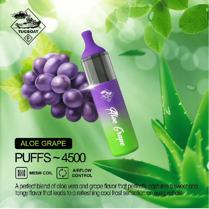 Aloe Grape by Tugboat Evo 4500 Aloe Grape by Tugboat Evo 4500