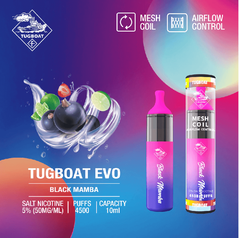 Black Mamba by Tugboat Evo 4500 Black Mamba by Tugboat Evo 4500