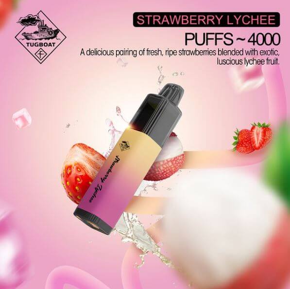 Strawberry Lychee by Tugboat Mega Flow Strawberry Lychee by Tugboat Mega Flow